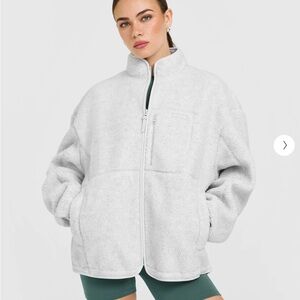 Oner Active Heather Grey Fleece Jacket